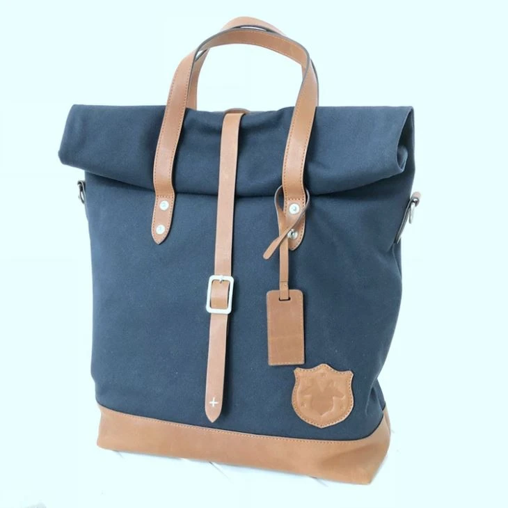 Sac à bandoulière en cuir en toile