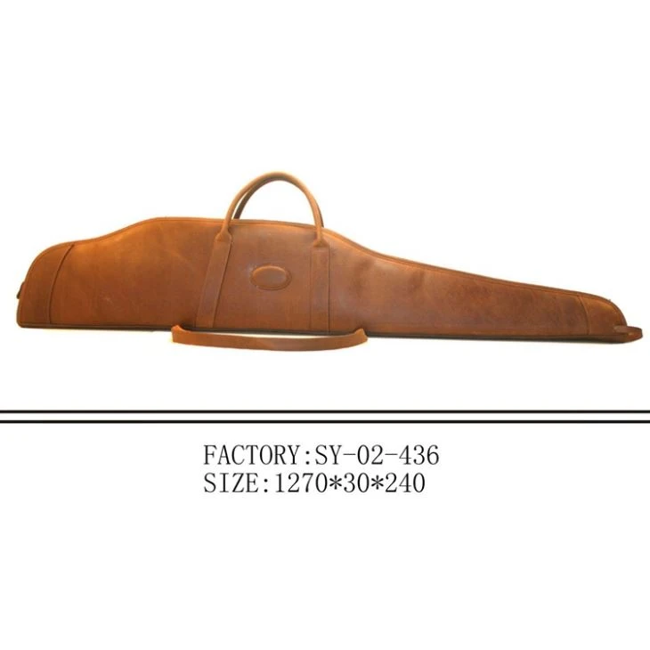 Sac de fusil en cuir personnalisé