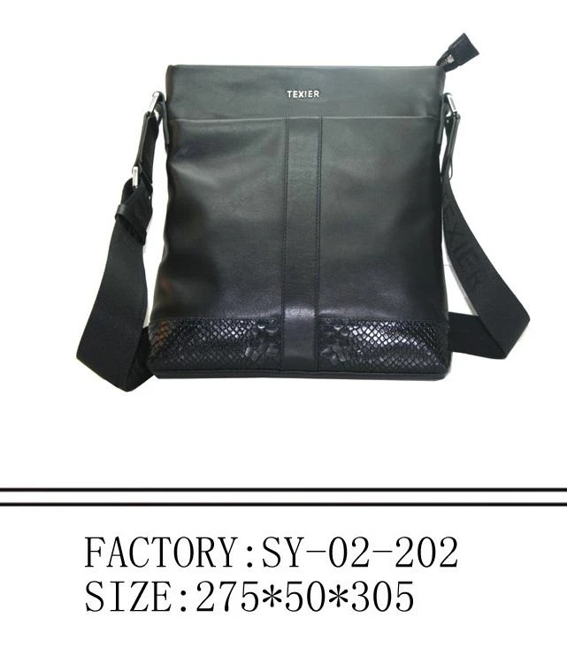 Sac en cuir hommes avec zipper ykk