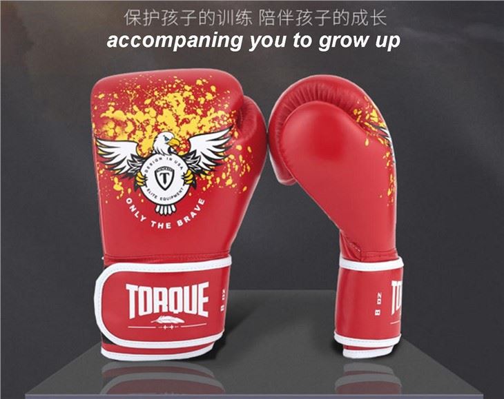 Gants de boxe sport en cuir pour enfants
