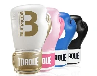 Gants d'entraînement de boxe en cuir superfibre